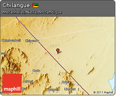 Physical 3D Map of Chilangue