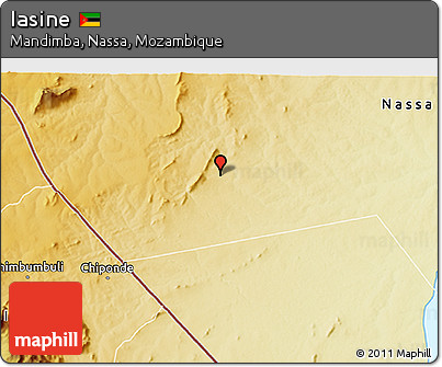 Physical 3D Map of Iasine