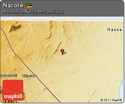 Physical 3D Map of Nacote