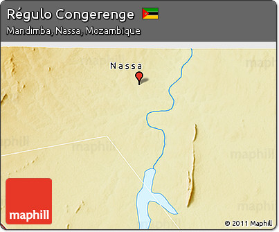 Physical 3D Map of Régulo Congerenge