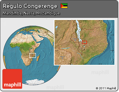 Satellite Location Map of Régulo Congerenge