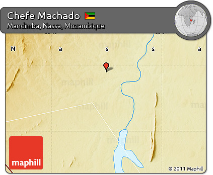 Physical Map of Chefe Machado