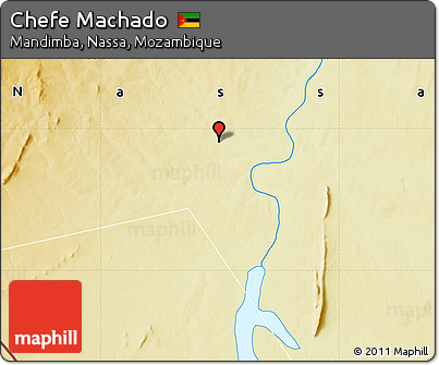 Physical Map of Chefe Machado