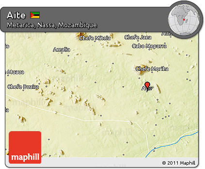 Physical 3D Map of Aite