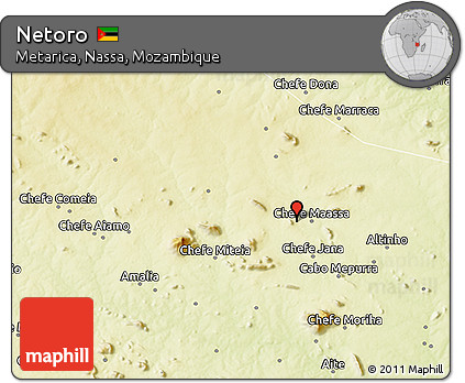 Physical 3D Map of Netoro