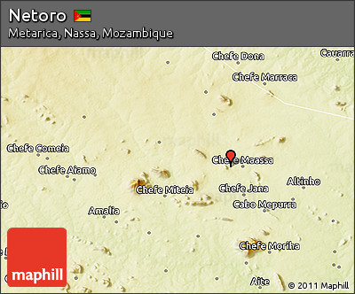 Physical 3D Map of Netoro