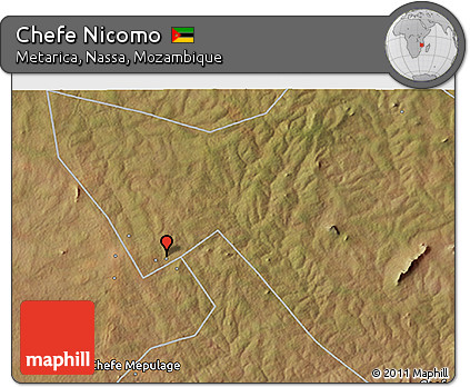 Satellite 3D Map of Chefe Nicomo