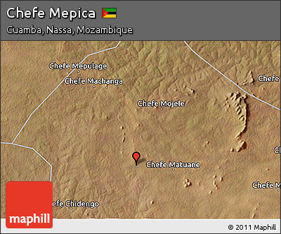Satellite 3D Map of Chefe Mepica