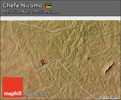 Satellite 3D Map of Chefe Nicomo