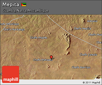 Satellite 3D Map of Mepita