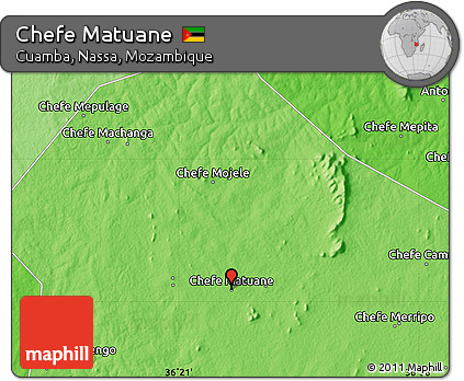 Political Map of Chefe Matuane