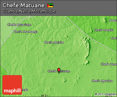 Political Map of Chefe Matuane