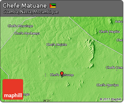 Political Map of Chefe Matuane