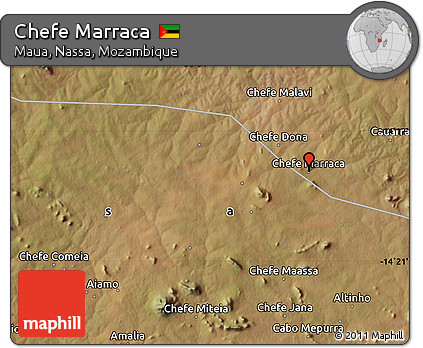 Satellite Map of Chefe Marraca