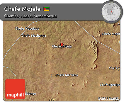 Satellite Map of Chefe Mojele