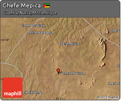Satellite Map of Chefe Mepica