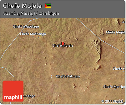 Satellite Map of Chefe Mojele