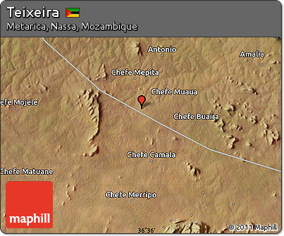 Satellite Map of Teixeira