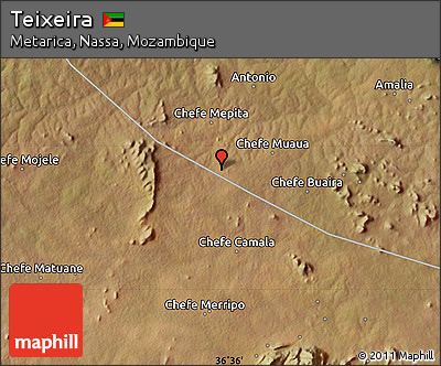 Satellite Map of Teixeira