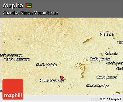 Physical Panoramic Map of Mepita
