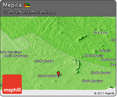 Political Panoramic Map of Mepita