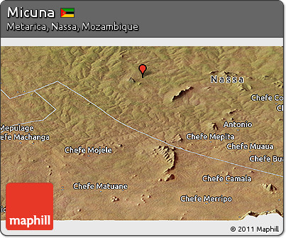 Satellite Panoramic Map of Micuna
