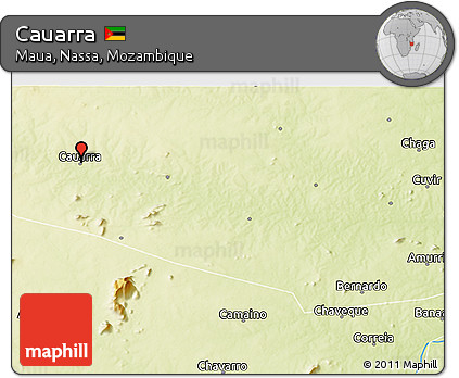 Physical 3D Map of Cauarra