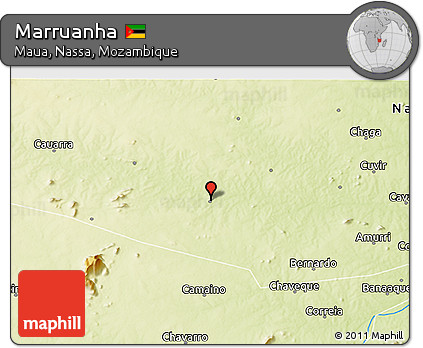 Physical 3D Map of Marruanha