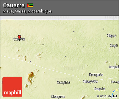 Physical 3D Map of Cauarra