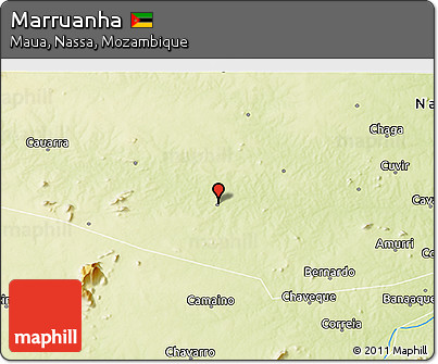 Physical 3D Map of Marruanha
