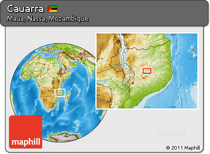 Physical Location Map of Cauarra