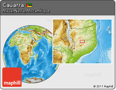 Physical Location Map of Cauarra