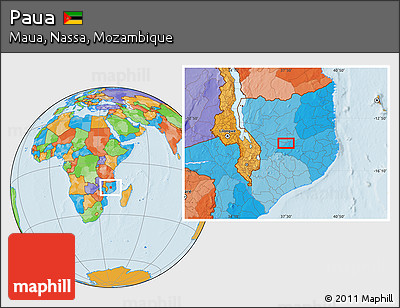 Political Location Map of Paua