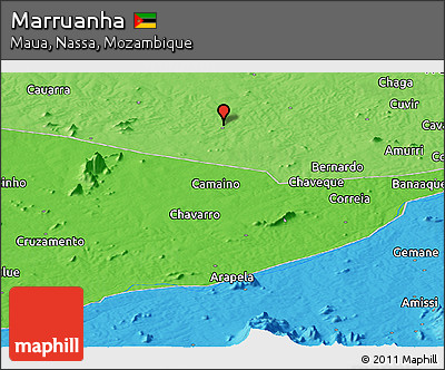 Political Panoramic Map of Marruanha