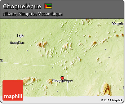 Physical 3D Map of Choqueléque