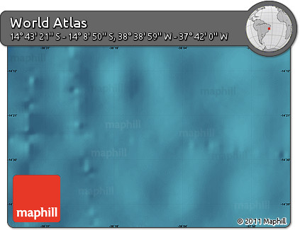 Satellite Map of the Area around 14° 26' 6" S, 38° 10' 29" W