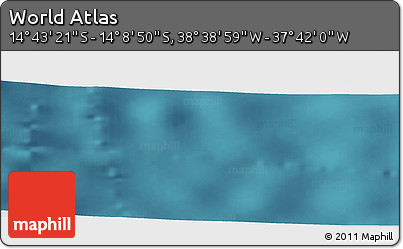 Satellite Panoramic Map of the Area around 14° 26' 6" S, 38° 10' 29" W