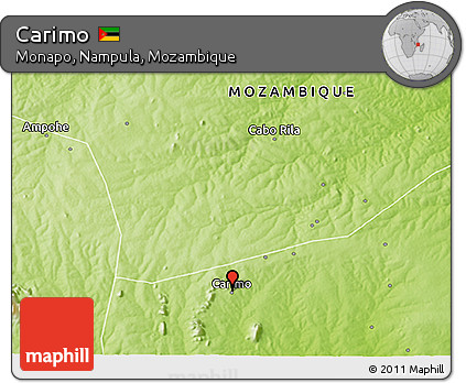 Physical 3D Map of Carimo