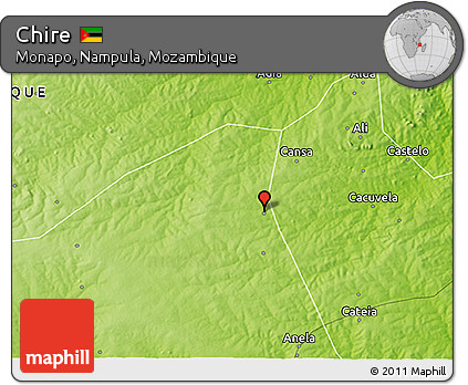 Physical 3D Map of Chire
