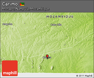 Physical 3D Map of Carimo