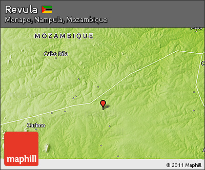 Physical 3D Map of Revula
