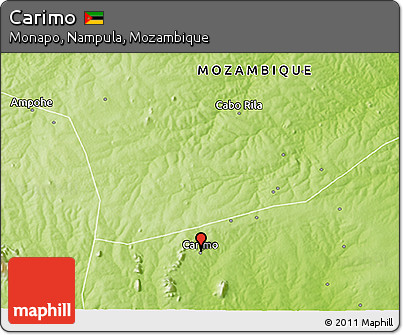 Physical 3D Map of Carimo