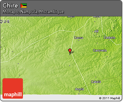 Physical 3D Map of Chire