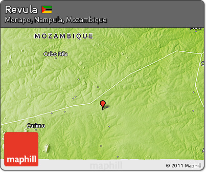 Physical 3D Map of Revula
