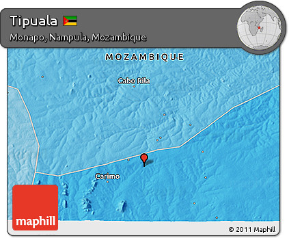 Political 3D Map of Tipuala
