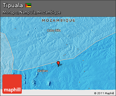 Political 3D Map of Tipuala