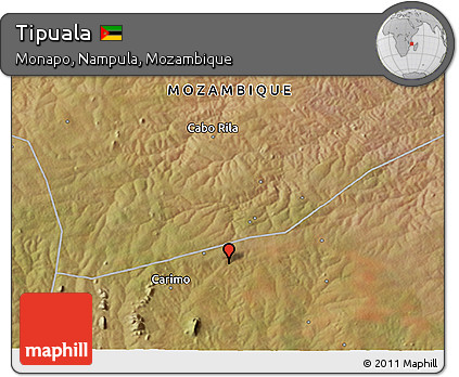 Satellite 3D Map of Tipuala