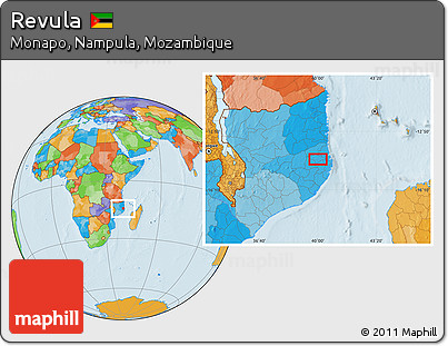 Political Location Map of Revula