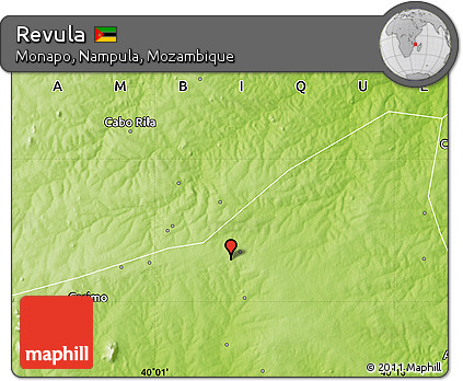 Physical Map of Revula
