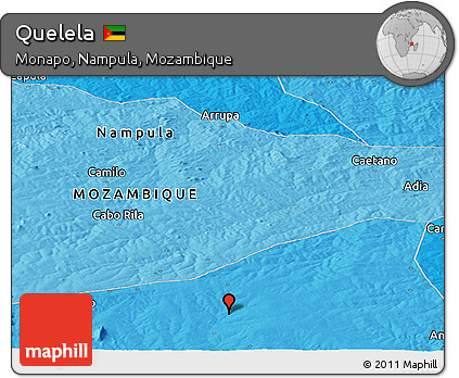 Political Panoramic Map of Quelela